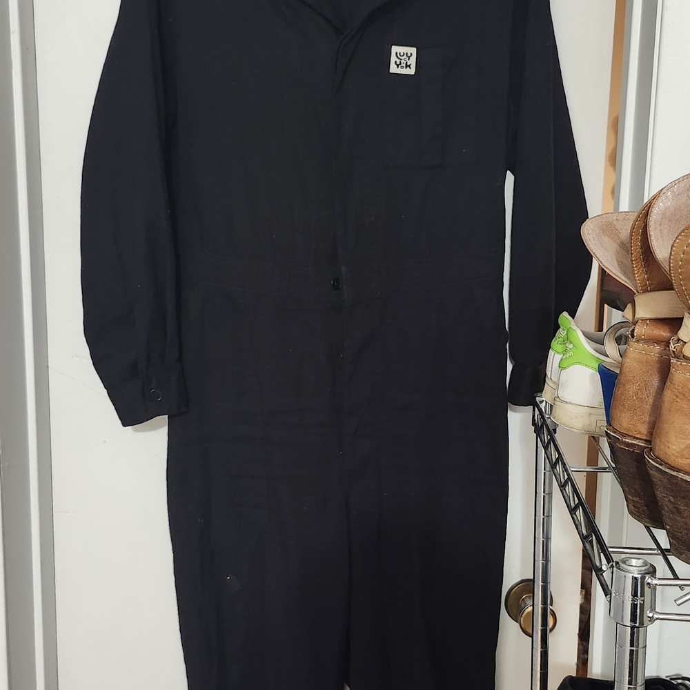 Lucy & Yak Black Long-Sleeve Jumpsuit